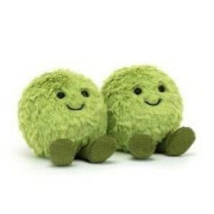 Jellycat Dot and Peg Mushy Peas Plush Toy